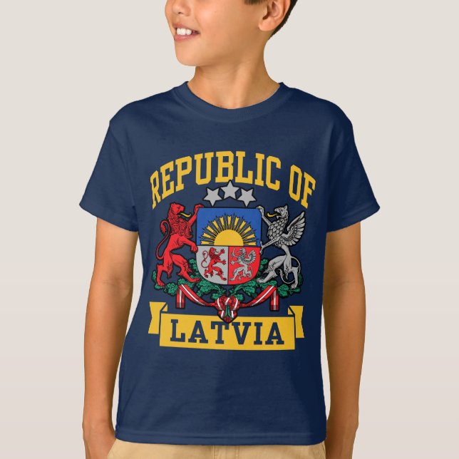 Camiseta Letónia (Frente)