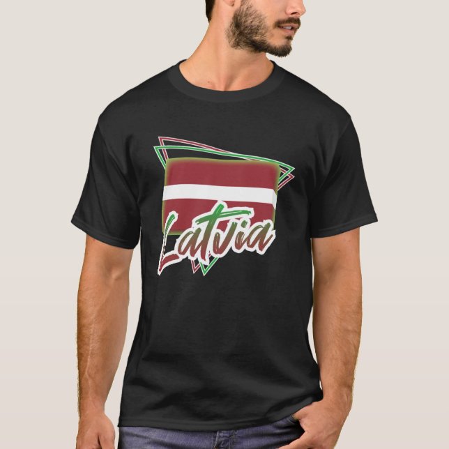 Camiseta Letónia (Frente)
