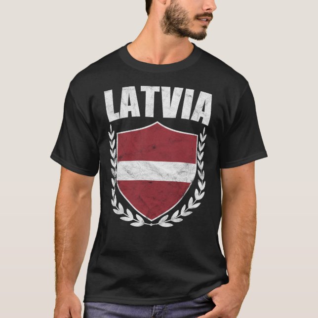Camiseta Letónia (Frente)
