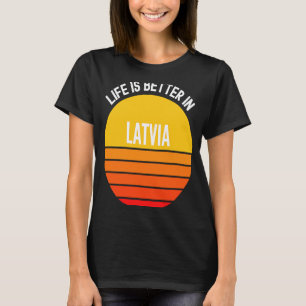 Camiseta Letónia na Letónia
