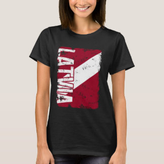 Camiseta Letônia Orgulho Letão Bandeira Raízes Herança