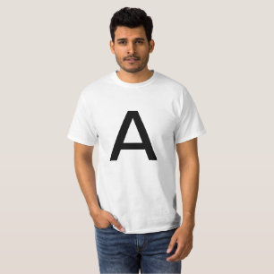 Camiseta Letra A