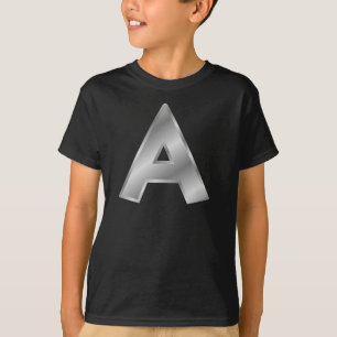 Camiseta Letra A American Roupa Organic T-Shirt
