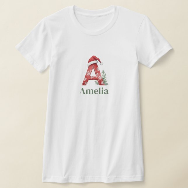 Camiseta Letra A Personalizada (Postura )