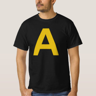 Camiseta Letra A S T Fantasia de Halloween Engraçada para G