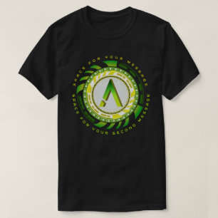 Camiseta Letra A Tipografia Carta Tech Futurista Texto Pers