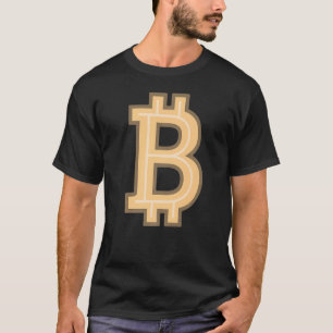 Camiseta Letra B alfabética Moedas Money Cripto