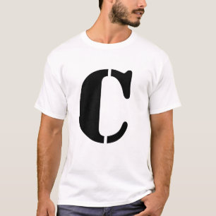 Camiseta Letra C