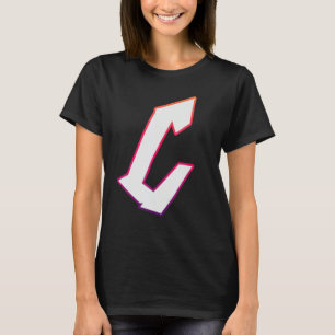 Camiseta Letra C Grafite Rua Letra C Tipografia Alfa