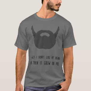 Camiseta Letra de barba
