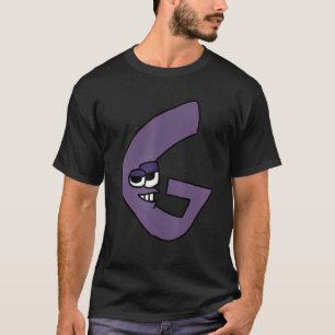 Camiseta Letra de Emoção G alfabeto Lore