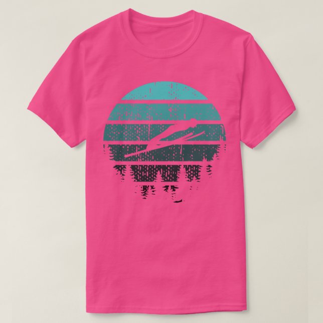 Camiseta Letra de Jumper de Esquema de Esquema (Frente do Design)