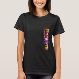 Camiseta Letra de Plymouth com Aquarela