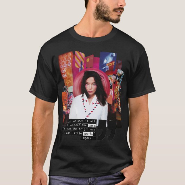 Camiseta Letra do álbum Post - Bjork (Frente)