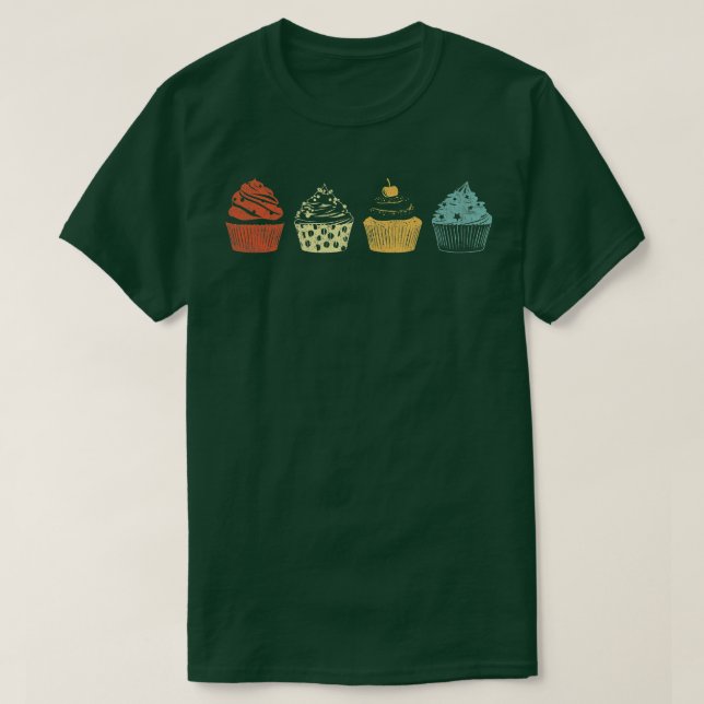 Camiseta Letra do Cupcake do padeiro do Cupcake Funny Bakin (Frente do Design)