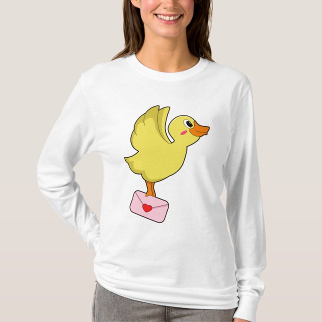 Camiseta Letra Duck Carrier pomeon (Frente)