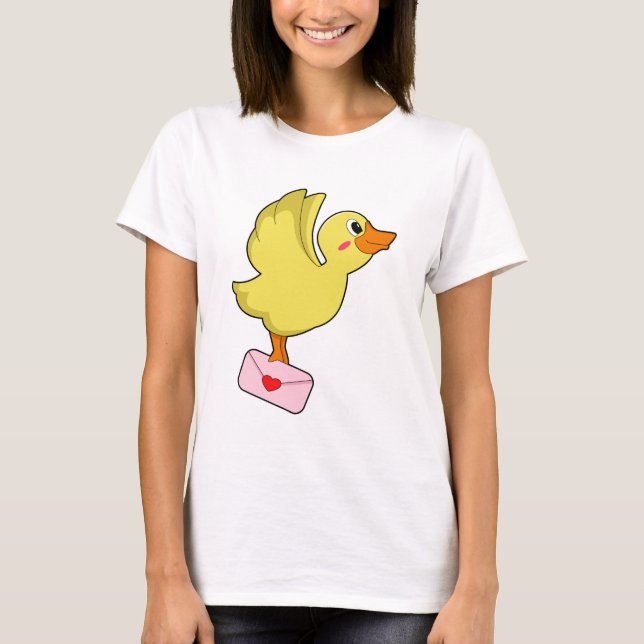 Camiseta Letra Duck Carrier pomeon (Frente)