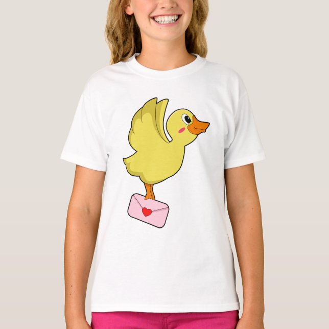 Camiseta Letra Duck Carrier pomeon (Frente)