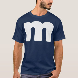 Camiseta Letra Engraçada M Chocolate Candy Halloween Team G