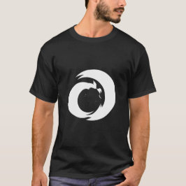 Camiseta Letra Estilizada "A" Monograma Arte Moderna