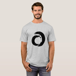Camiseta Letra Estilizada "A" Monograma Arte Moderna