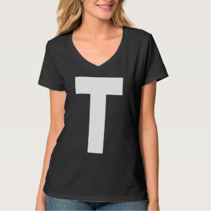Camiseta Letra G de Fantasia de Carnaval de Halloween de Es