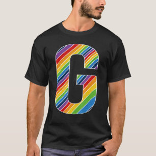 Camiseta Letra G Lésbica Orgulho gay Bissexual Trans - Letr
