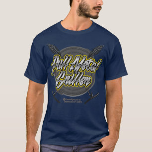 Camiseta Letra holandesa de grelhadores de Cheio de Forno e