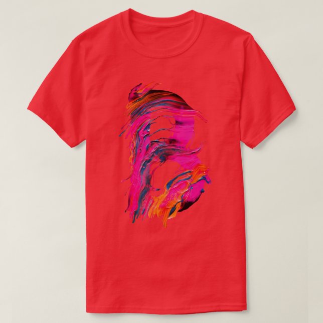 Camiseta Letra inicial colorida B (Frente do Design)