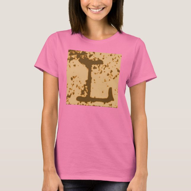 Camiseta Letra Jessie "L" Monograma T-shirt (Frente)