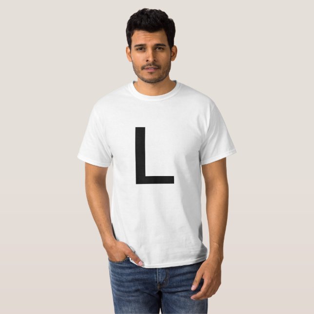 Camiseta Letra L (Frente Completa)