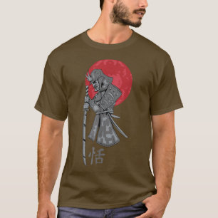Camiseta Letra legal Samurai Japonesa Warrior Gift Shirt