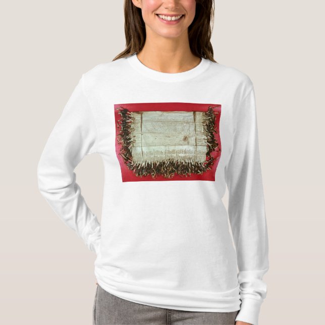 Camiseta Letra medieval do protesto do Bohemian (Frente)