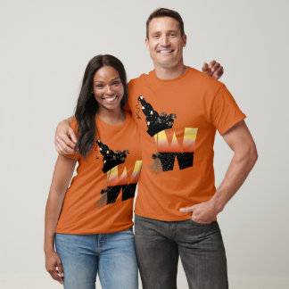 Camiseta Letra Monograma de Halloween W