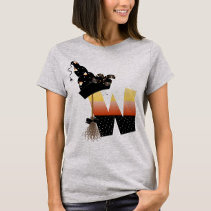 Camiseta Letra Monograma de Halloween W
