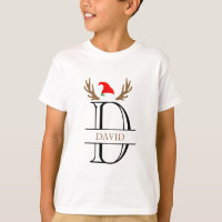 Letra Monograma Personalizada D Antílope Natal