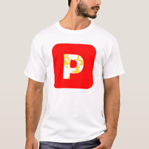 Camiseta Letra P