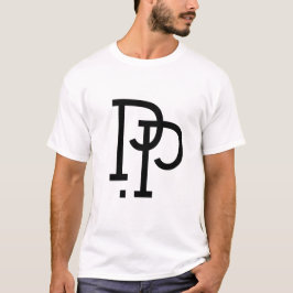 Camiseta Letra P Logo (Preto)