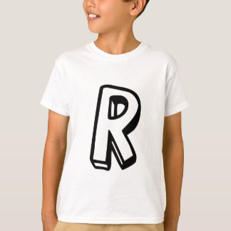 Camiseta Letra R