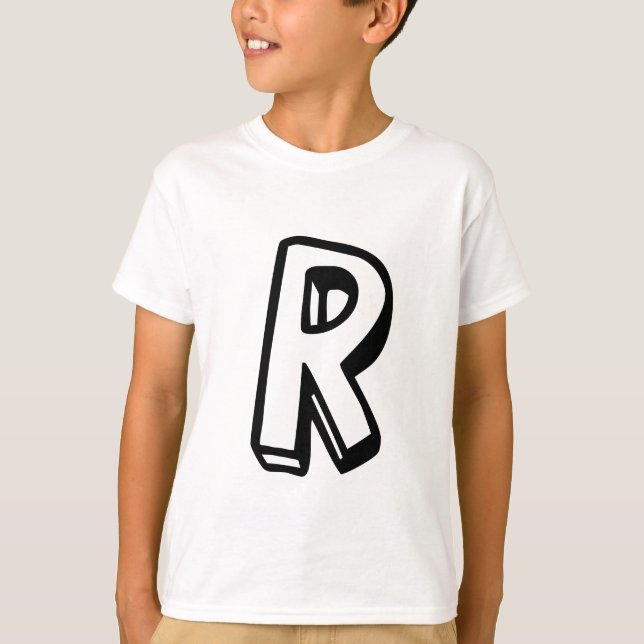 Camiseta Letra R (Frente)