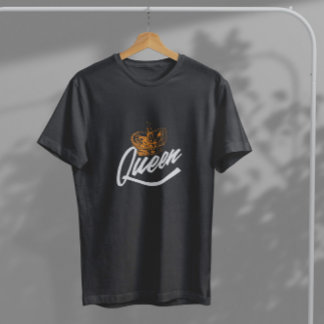 Camiseta Letra Rainha