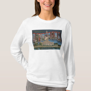 Camiseta Letra ScenesLouisiana de LouisianaLarge