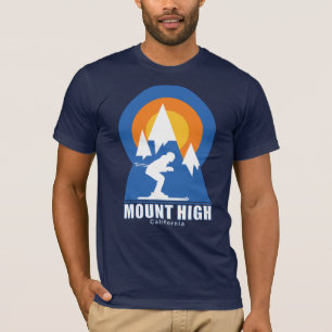 Camiseta Letra Sunset High Mountain