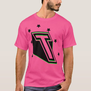 Camiseta Letra T Maiúscula Name Lettering no formulário