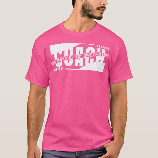 Camiseta Letra treinadora Visto esportivo (Frente)