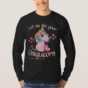 Camiseta Letra V Coração Uniqueorn Dia dos Namorados Unicór