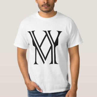 Camiseta Letra W&M ( matéria branca viva ) T-Shirt