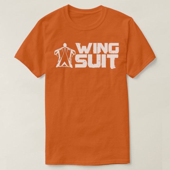 Camiseta Letra Wingcase Base Jump Skydiver2 (Frente do Design)