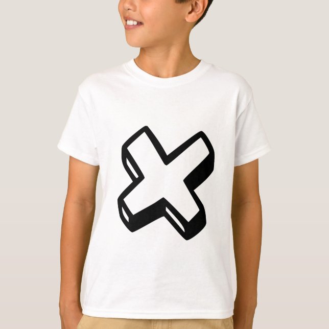 Camiseta Letra X (Frente)