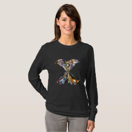 Camiseta Letra X bonita